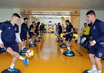 Fenerbahçe salonda çalıştı