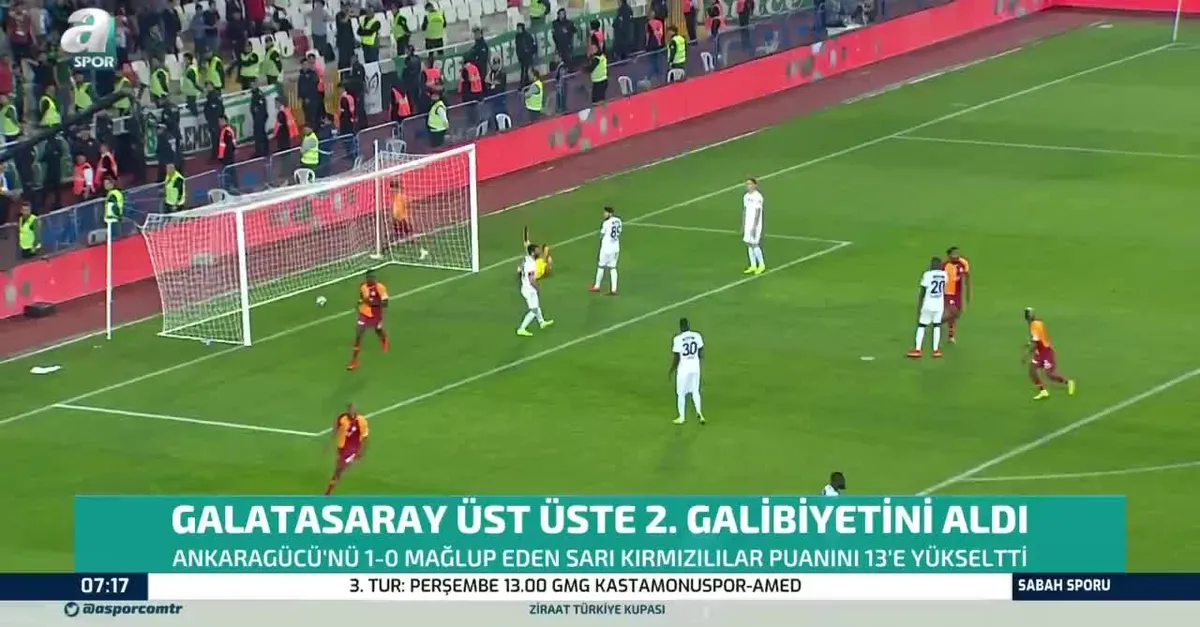 Galatasaray üst üste 2. galibiyetini aldı