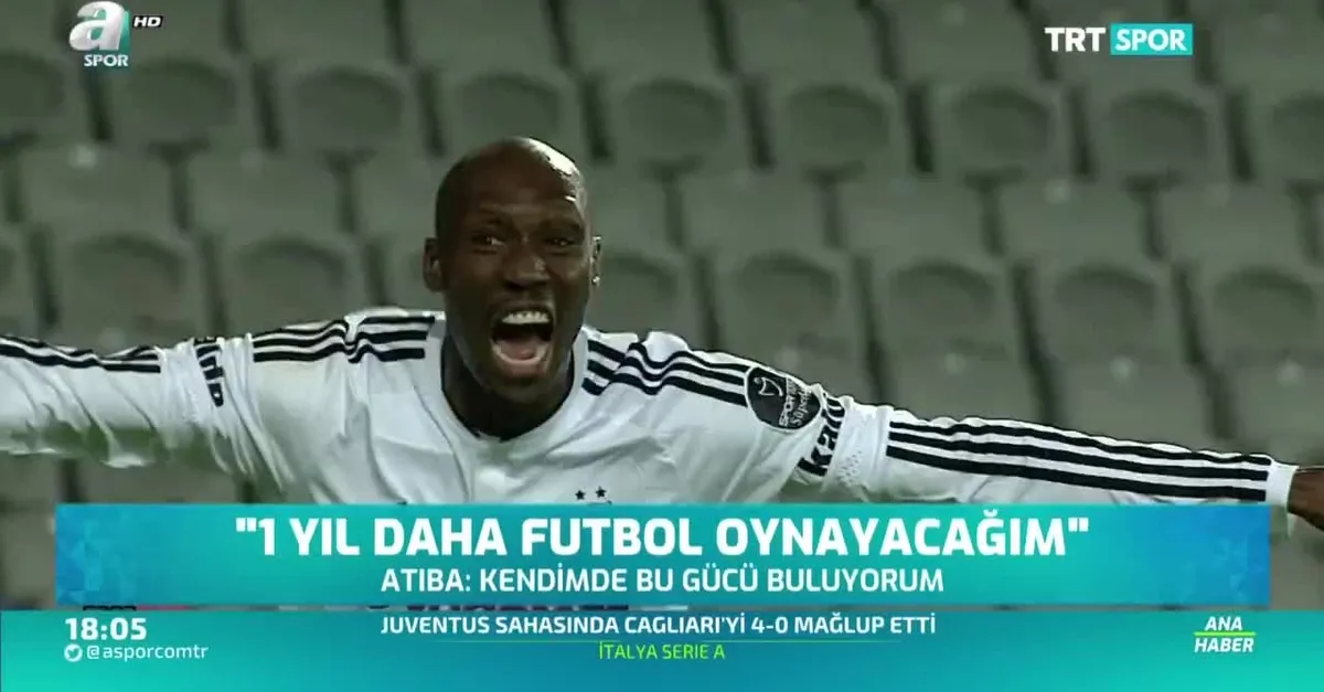 Atiba: 1 yıl daha futbol oynayacağım