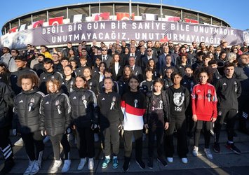 Beşiktaş Gazi Mustafa Kemal Atatürk'ü andı!
