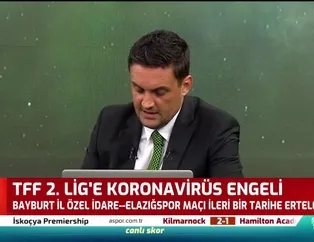 TFF 2.Lig'e corona virüsü engeli!