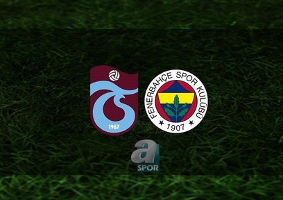Trabzonspor-F.Bahçe | 11'ler belli oldu!