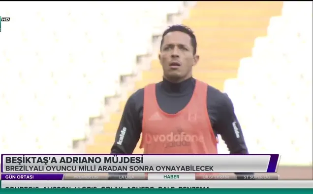 Beşiktaş'a Adriano müjdesi!