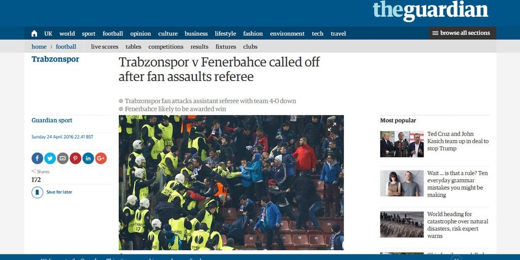 Dünya basını olaylı derbiyi böyle yazdı