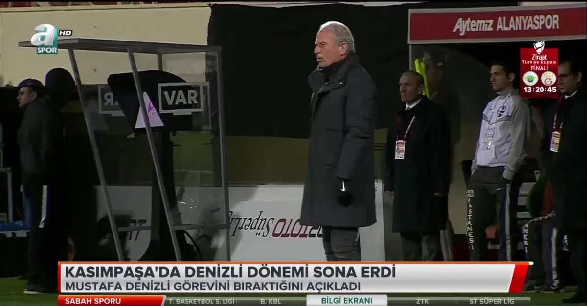 Kasımpaşa'da Denizli dönemi sona erdi