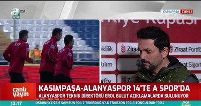 Erol Bulut'un maç öncesi açıklamaları