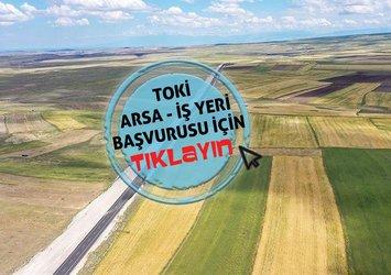 TOKİ arsa, iş yeri başvuru ekranı e-Devlet