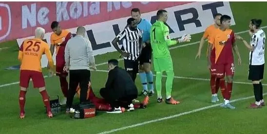 GALATASARAY HABERLERİ - Aslan'da Altay maçında şok sakatlık! Marcao oyuna devam edemedi - 1