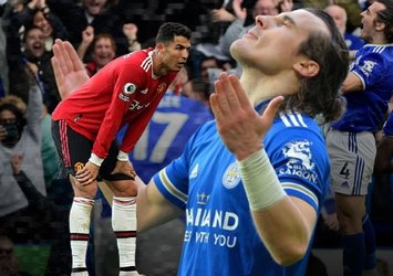 Çağlar attı Leicester ManU'ya acımadı!