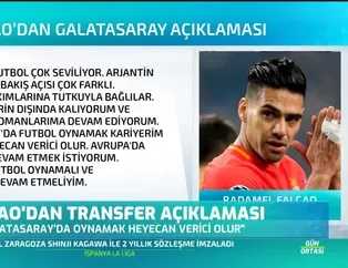 Falcao'dan transfer açıklaması