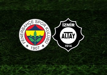 Fenerbahçe - Altay | CANLI