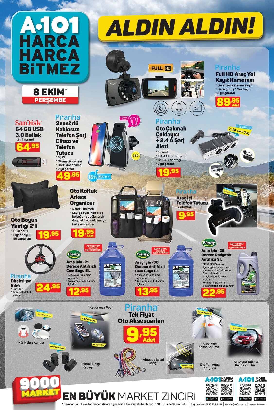 8 ekim a101 aktuel urunler katalogu