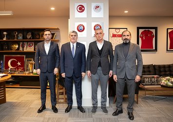 Adalı'dan TFF Başkanı Hacıosmanoğlu'na ziyaret!