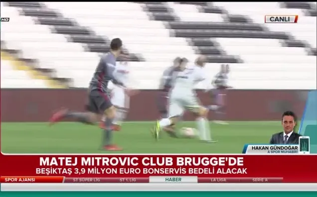 Beşiktaşlı Mitrovic Club Brugge'de!