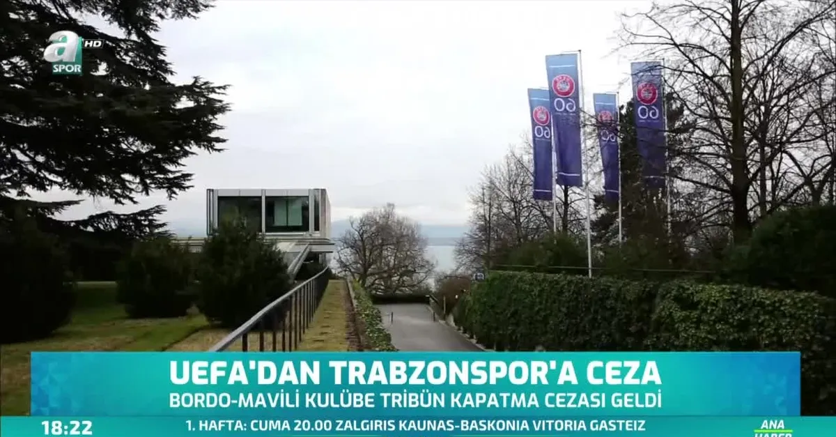 UEFA'dan Trabzonspor'a ceza