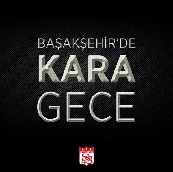 Sivasspor'dan flaş tepki: Başakşehir'de kara gece - 1