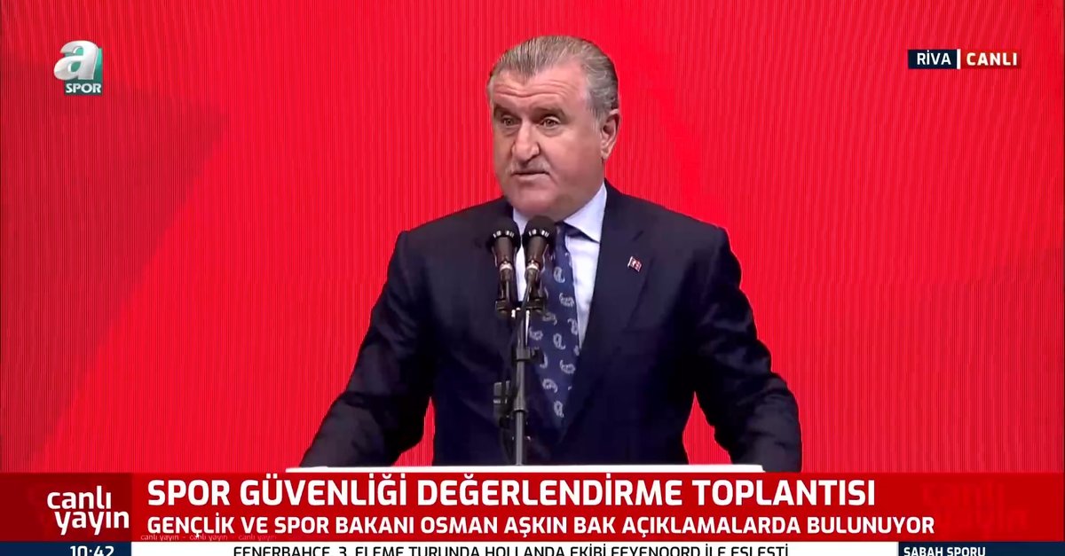 Gençlik ve Spor Bakanı Osman Aşkın Bak açıklamalarda bulundu