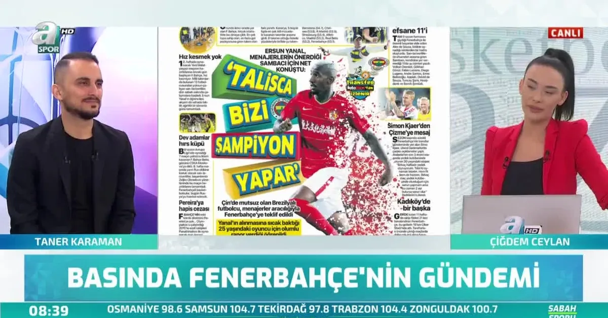 Fenerbahçe'den Talisca bombası!