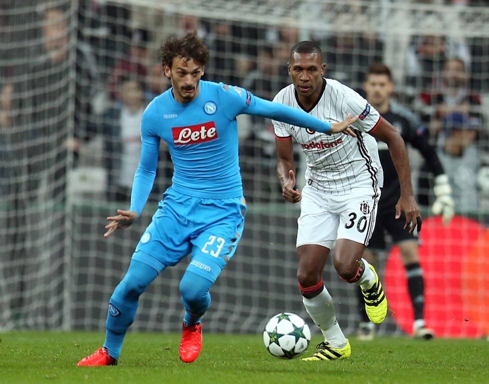 Beşiktaş-Napoli karşılaşmasından kareler