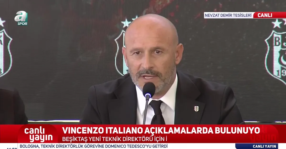 Beşiktaş'ta Italiano dönemi resmen başladı! İşte ilk sözleri