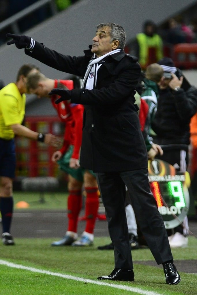 Lokomotiv Moskova - Beşiktaş maçından kareler