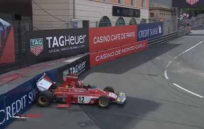 Charles Leclerc Monaco’daki gösteri sürüşünde bariyerlere çarptı!