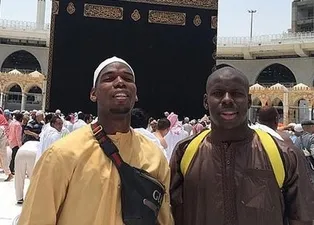 Pogba'dan umre paylaşımı!