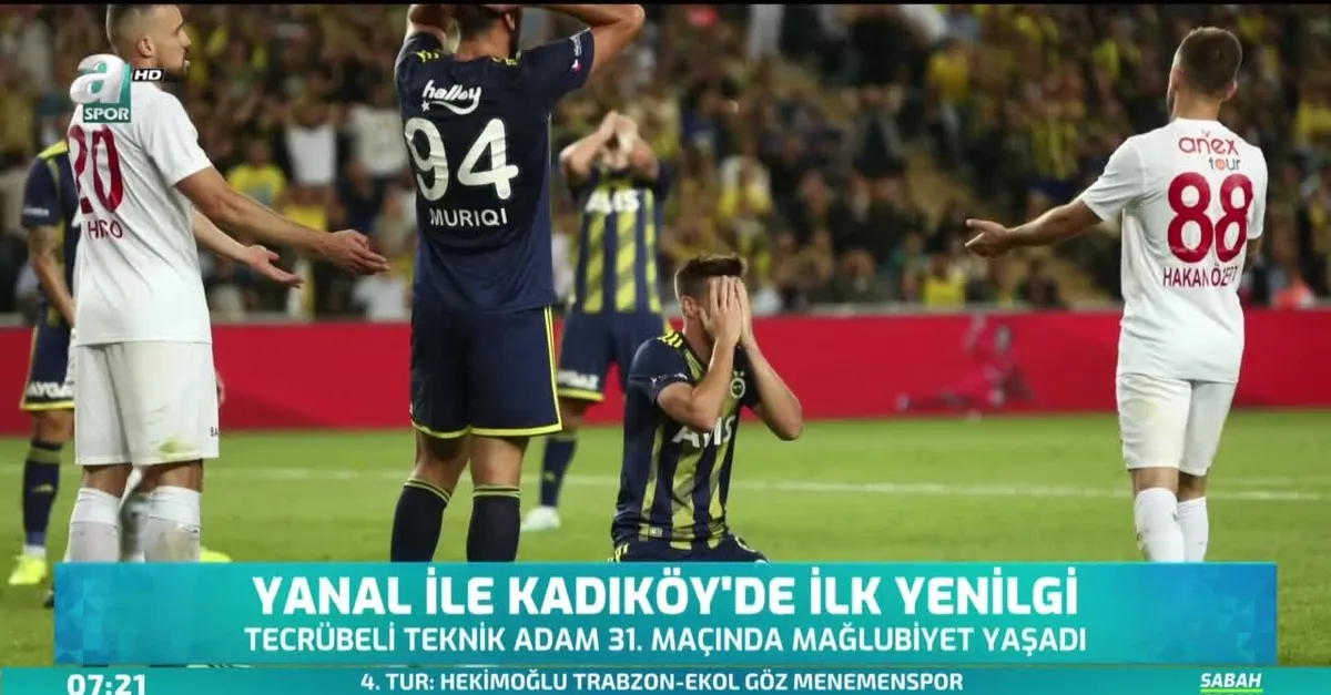 Ersun Yanal ile Kadıköy'de ilk yenilgi