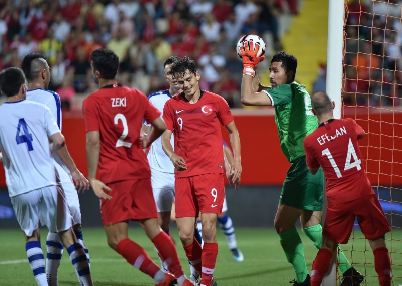 Türkiye - Özbekistan maçından kareler...