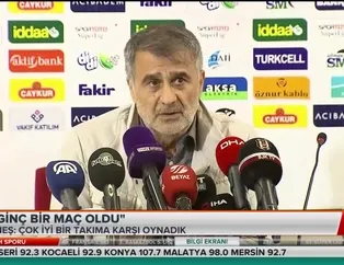Şenol Güneş: "İlginç bir maç oldu"
