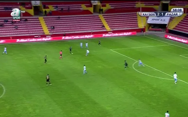 Kayserispor 3-1 Pazarspor