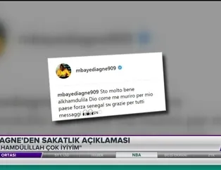 Diagne'den sakatlık açıklaması