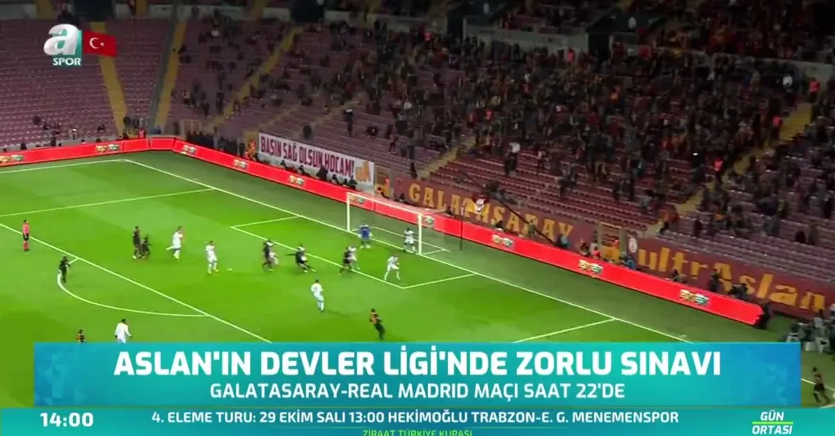 Galatasaray'ın Devler Ligi'nde zorlu sınavı