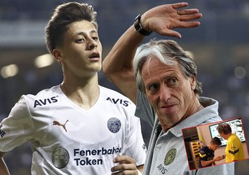 Jorge Jesus ve Arda Güler'in eğlenceli anları!