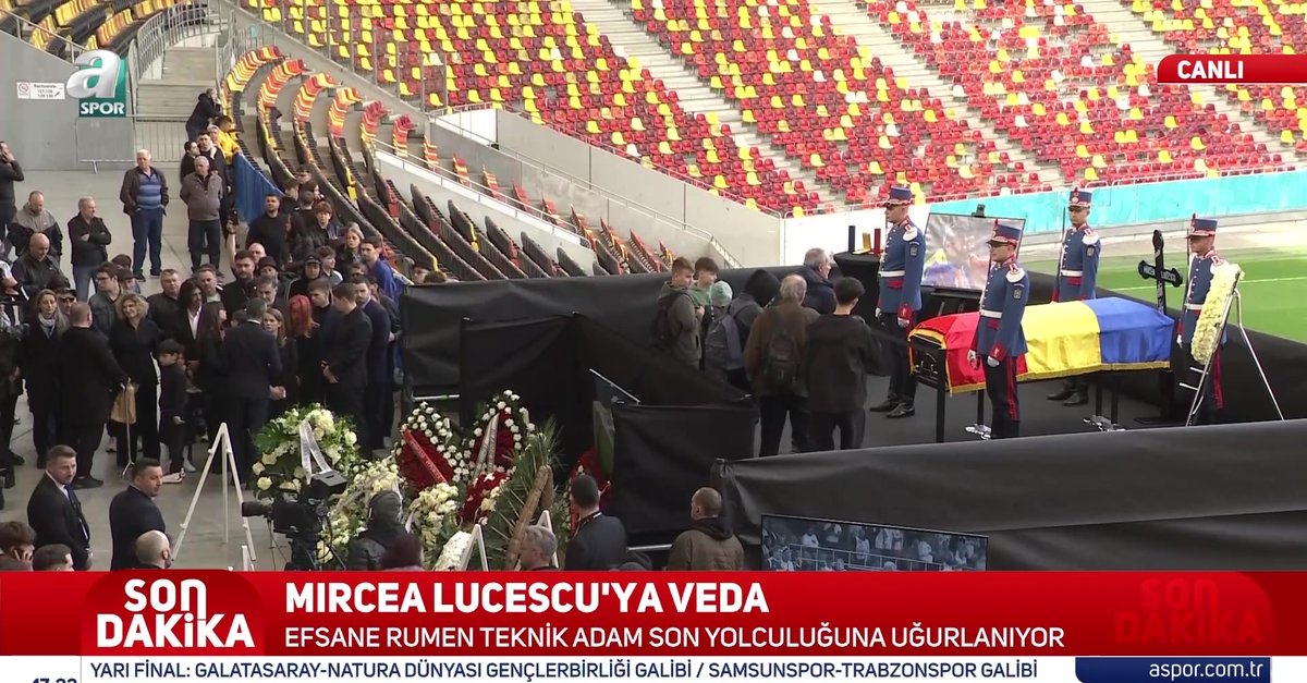 Mircea Lucescu son yolculuğuna uğurlandı!