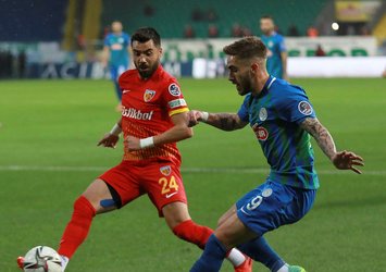 Rizespor 3 puanı kaptı!