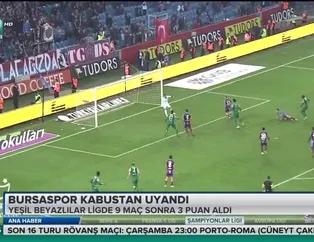 Bursaspor kabustan uyandı