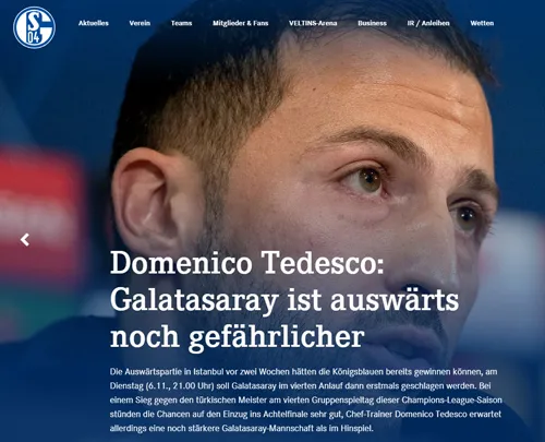 Schalke'nin hocasından G.Saray övgüsü - 1