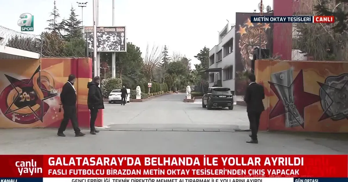 Belhanda tesislerden böyle ayrıldı! İşte o anlar...