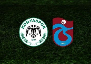 Konyaspor-Trabzonspor | İlk 11'ler belli oldu