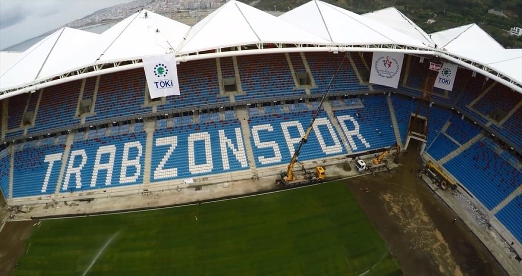 Trabzonspor’un yeni evi Akyazı Stadı tamamlanıyor