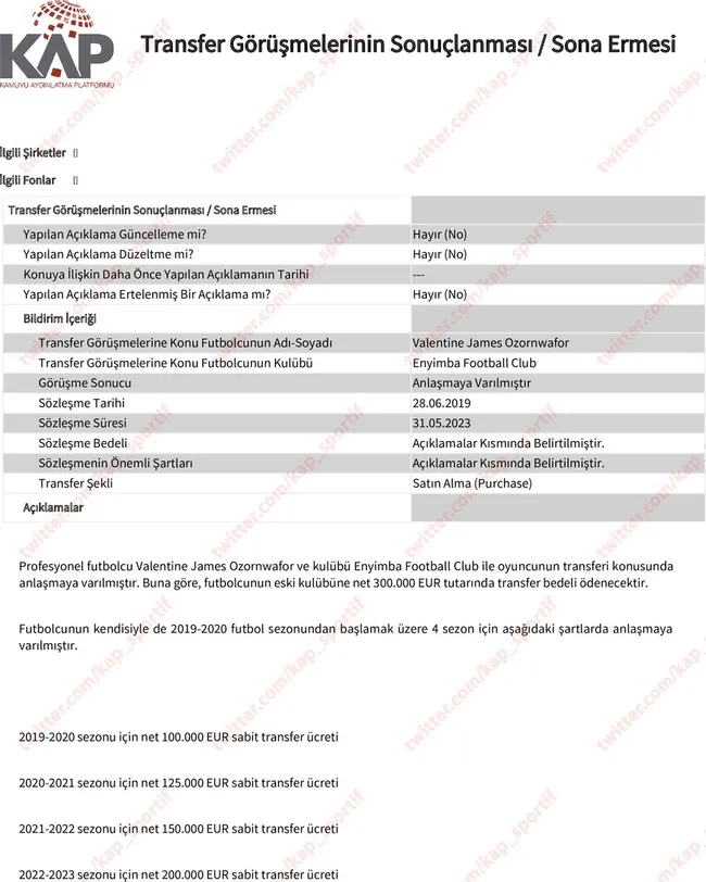 Galatasaray Valentine Ozornwafor'u transferi açıkladı - 2