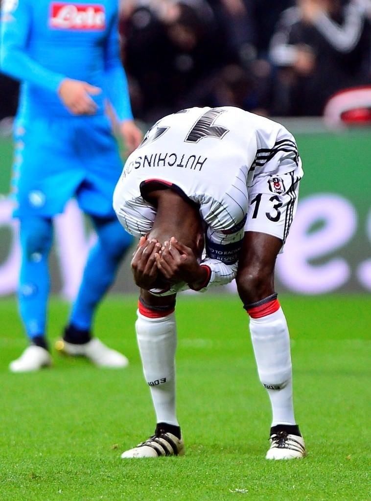 Beşiktaş-Napoli karşılaşmasından kareler