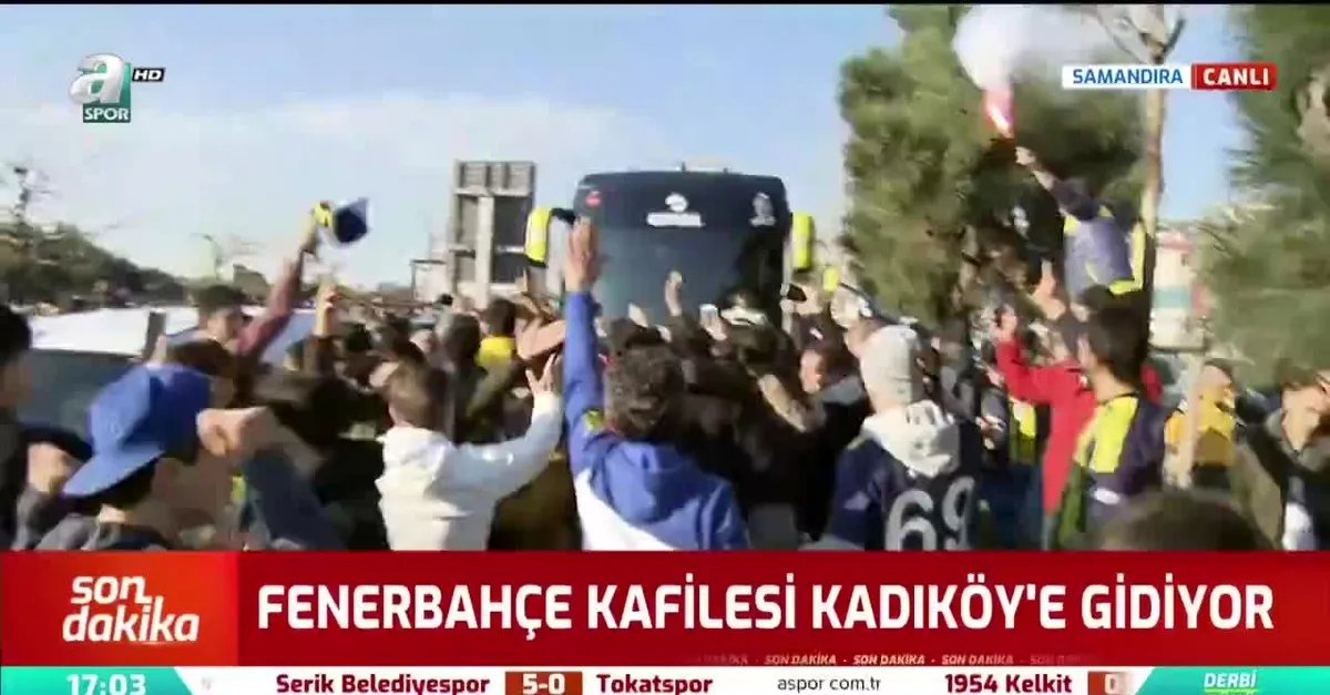 Fenerbahçe kafilesi Kadıköy'e hareket etti