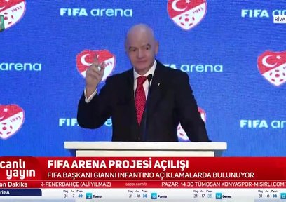 Gianni Infantino'dan, "Türkiye" tezahüratı!