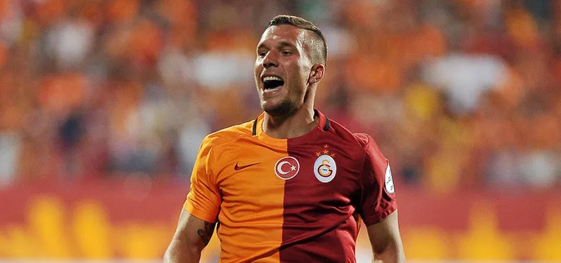 Galatasaray’da Lukas Podolski sevinci