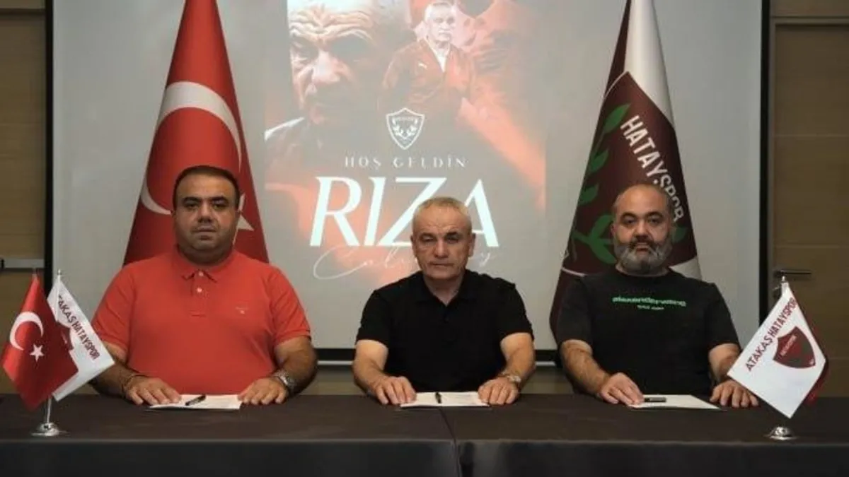 Atakaş Hatayspor'da Rıza Çalımbay dönemi!