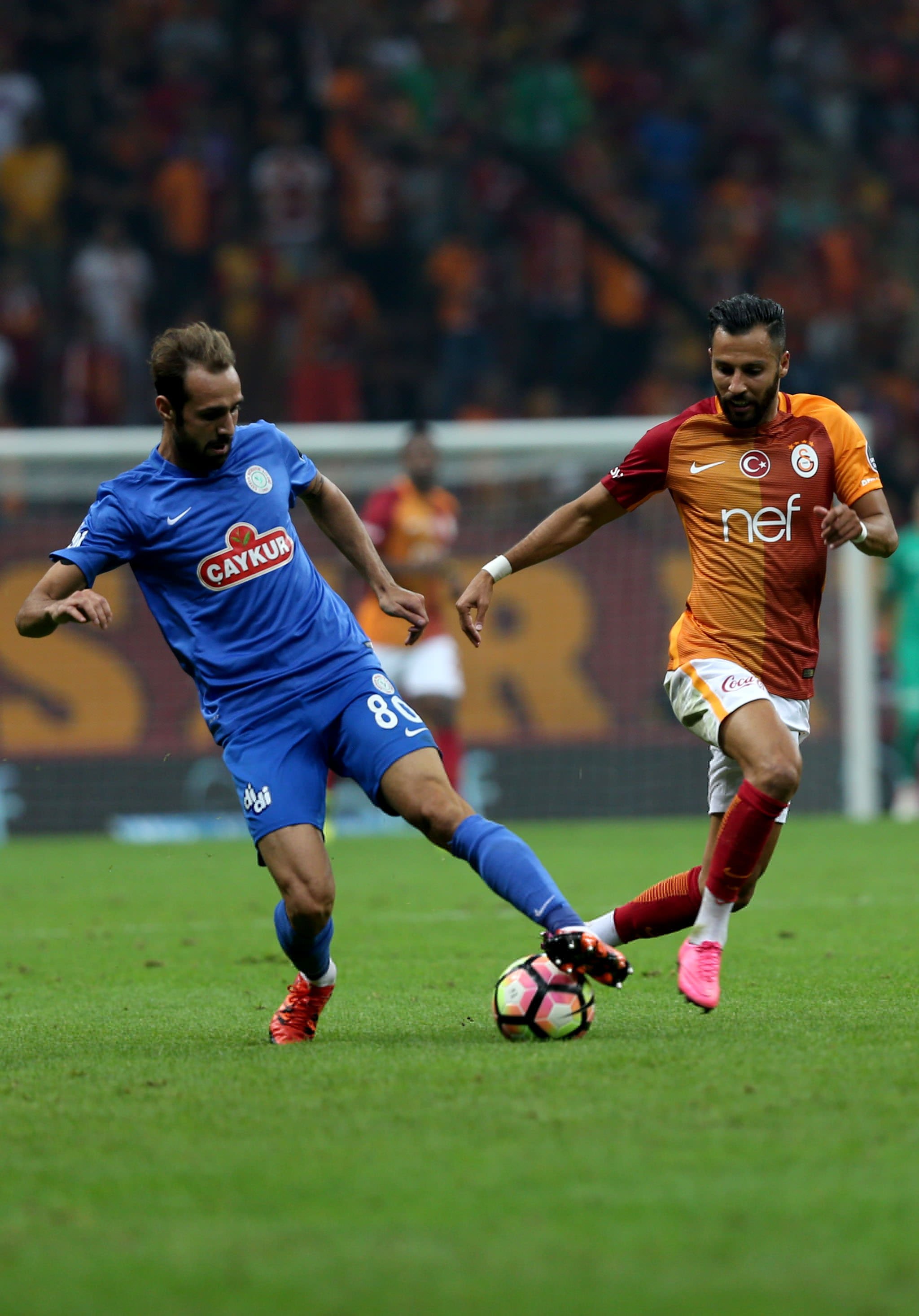 Galatasaray-Rizespor maçından kareler