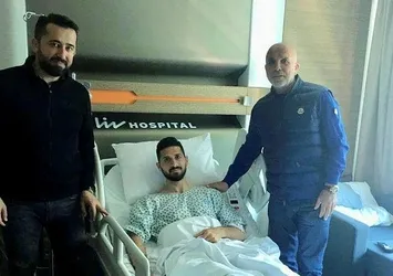Hasan Çavuşoğlu'ndan Emre Akbaba'ya ziyaret