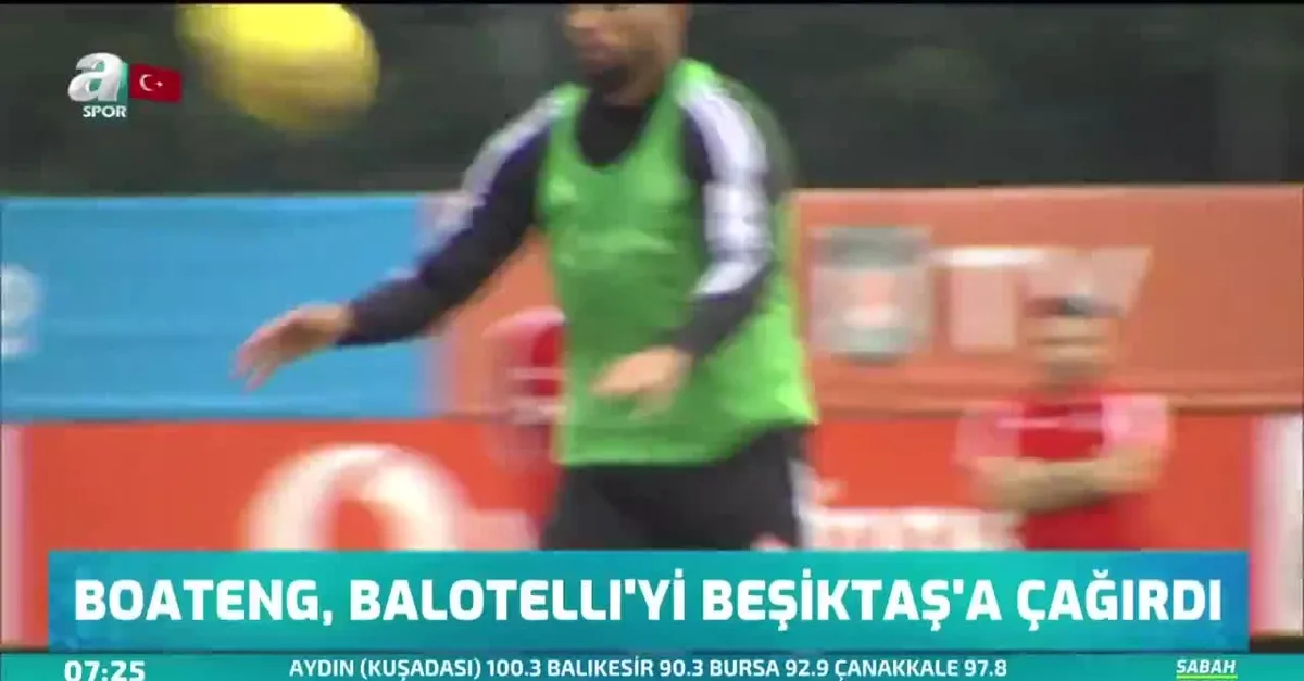 Boateng Balotelli'yi Beşiktaş'a çağırdı